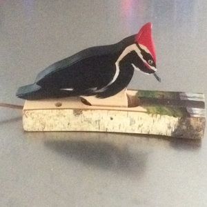 Wooden Woodpecker Door Knocker